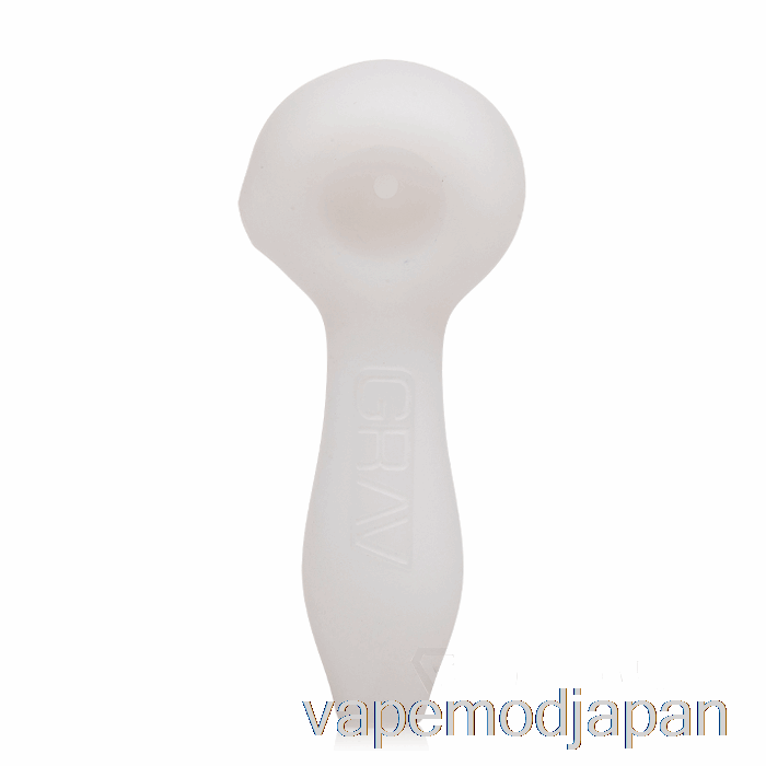 Vape Mod Grav サンドブラスト スプーン ホワイト